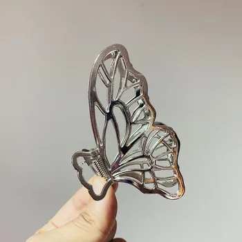 Motýl Doplňky Vlasy Drápy pro Ženy, Jednoduchá Vlásenka Svatební Party Šperky pro Dívky Družička Dárek Korean Butterfly Klipy