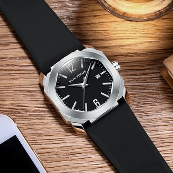 MINI ZAMĚŘENÍ Sportovní Hodinky pro Muže Quartz Náramkové hodinky Módní Ležérní Hodinky Luxusní Značky Silikonové Popruh Kalendář Hodiny 2021 Dárek