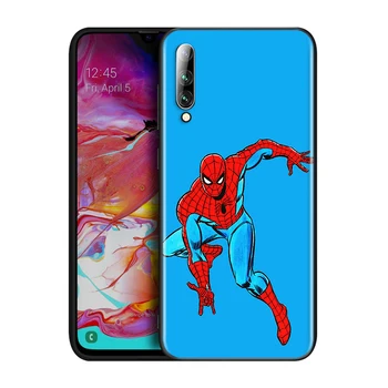 Marvel Spiderman Pro Samsung Galaxy A90 A70 A80 S A60 A50S A30 A40 S S, A2, A20, A20E S A10, A10S E Černý Telefon Případ