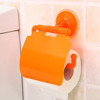 Nástěnné Plastové Přísavky Koupelna Toaletní Papír Roll Držitel Koupelnové Doplňky Držák Toaletního Papíru