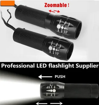 Q5 2000LM 3 Režimy Zoomovatelný LED Svítilna Svítilna S Držákem Přední LED Bike Půjčovna Světla Lampy Lucerna Pro AAA Baterie