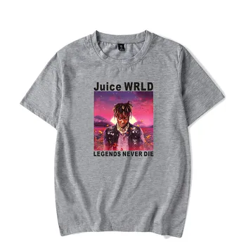 Šťáva Wrld T Košile Hip hop Zpěvák 3D Tisk T Tričko Pánské Streetwear Módy Unisex Top Rapper Fan Club Harajuku Ženy, Děti T-shirt
